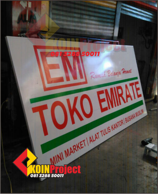 Pembuatan reklame papan plang nama di jogjakarta