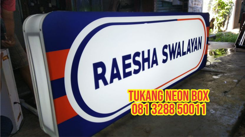 jual pasang neon box kendal